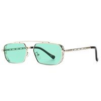 Retro Geometric Pc Square Full Frame Women's Sunglasses sku image 7