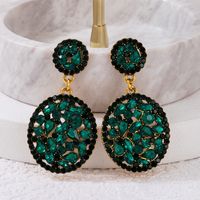 Hot Selling Full Diamond Color Earrings main image 9