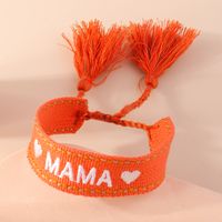 Mama Modern Style Letter Fabric Wholesale Bracelets main image 5