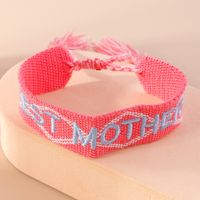 Mama Modern Style Letter Fabric Wholesale Bracelets main image 8