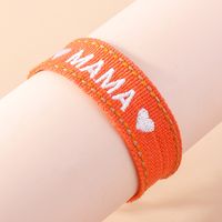 Mama Modern Style Letter Fabric Wholesale Bracelets sku image 1