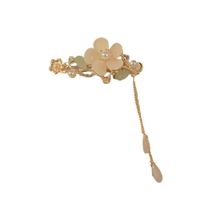 Lady Flower Alloy Plating Inlay Artificial Pearls Hair Clip main image 5