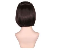 Fashion Mid-length Black Wigs Chemical Fiber Wig Wholesale sku image 2