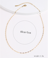 Simple Style Solid Color Stainless Steel Necklace main image 3