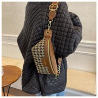 Women's Elegant Houndstooth Pu Leather Waist Bags main image 7