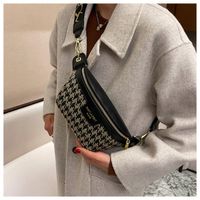 Women's Elegant Houndstooth Pu Leather Waist Bags main image 6