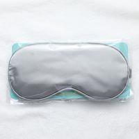 Bolsa De Parche Para Ojos De Tela De Seda Artificial Transfronteriza, Conjunto De Dos Piezas De Almacenamiento Para Dormir, Máscara Para Ojos Con Sombreado Portátil main image 2