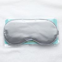 Cross-border Artificial Silk Cloth Eye Patch Bag Two-piece Set Storage Sleep Eye Mask Set Portable Shading Eye Mask main image 2