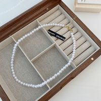 Wholesale Jewelry Simple Style Round Mixed Materials Necklace sku image 4