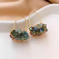 Simple Style Flower Artificial Crystal Inlay Rhinestones Women's Drop Earrings Earrings Ear Studs sku image 10