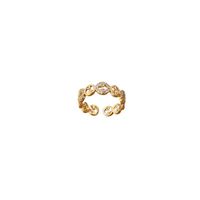 Retro Bow Knot Copper Open Ring In Bulk main image 1