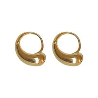 1 Pair Elegant Geometric Letter Copper Plating Inlay Artificial Pearls Zircon Earrings main image 5