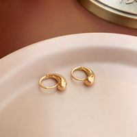 1 Pair Elegant Geometric Letter Copper Plating Inlay Artificial Pearls Zircon Earrings sku image 9