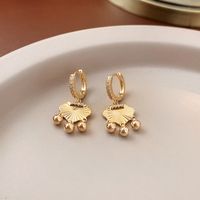 1 Pair Elegant Geometric Letter Copper Plating Inlay Artificial Pearls Zircon Earrings sku image 17
