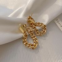 Wholesale Jewelry 1 Pair Simple Style Heart Shape Solid Color Twist Metal Zircon Earrings Ear Studs sku image 11