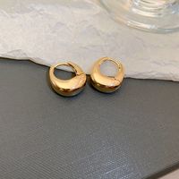 Wholesale Jewelry 1 Pair Simple Style Heart Shape Solid Color Twist Metal Zircon Earrings Ear Studs sku image 28