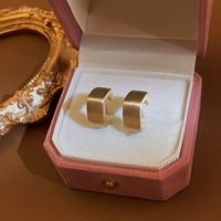 Wholesale Jewelry 1 Pair Simple Style Heart Shape Solid Color Twist Metal Zircon Earrings Ear Studs sku image 41
