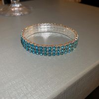 Elegant Glam Square Metal Inlay Artificial Gemstones Women's Bracelets Bangle sku image 7