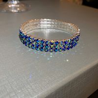 Elegant Glam Square Metal Inlay Artificial Gemstones Women's Bracelets Bangle sku image 11