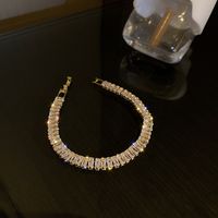 Simple Style Heart Shape Copper Inlay Zircon Bracelets sku image 9