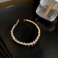 Simple Style Heart Shape Copper Inlay Zircon Bracelets sku image 11