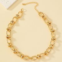 Wholesale Jewelry Punk Streetwear Solid Color Alloy Necklace sku image 1