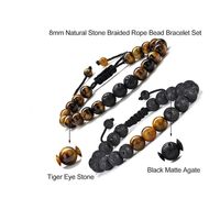 Ethnic Style Geometric Natural Stone Beaded Bracelets main image 6