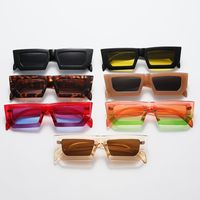 Casual Retro Solid Color Ac Square Full Frame Women's Sunglasses main image 1