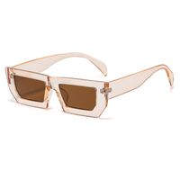 Casual Retro Solid Color Ac Square Full Frame Women's Sunglasses sku image 6