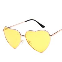 Cute Sweet Heart Shape Ac Special-shaped Mirror Full Frame Women's Sunglasses sku image 20