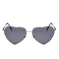 Cute Sweet Heart Shape Ac Special-shaped Mirror Full Frame Women's Sunglasses sku image 18