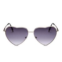 Cute Sweet Heart Shape Ac Special-shaped Mirror Full Frame Women's Sunglasses sku image 19