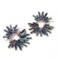 Cute Vintage Style Colorful Arylic Alloy Women's Drop Earrings sku image 4