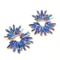 Cute Vintage Style Colorful Arylic Alloy Women's Drop Earrings sku image 1