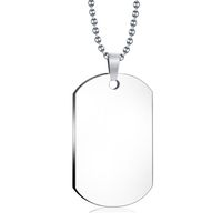1 Piece Fashion Letter Stainless Steel Plating Unisex Pendant Necklace sku image 2