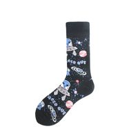 Women's Simple Style Shark Cotton Printing Ankle Socks A Pair sku image 15