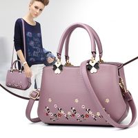 Women's Large All Seasons Pu Leather Classic Style Tote Bag main image 1