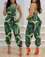 Women's Daily Classic Style Solid Color Ankle-length Printing Jumpsuits main image 5