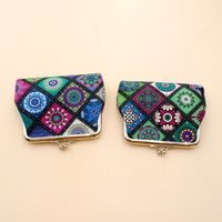 Women's Printing Pu Leather Clasp Frame Coin Purses sku image 2