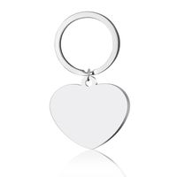 Fashion Letter Heart Shape Stainless Steel Plating Keychain Necklace 1 Piece sku image 1