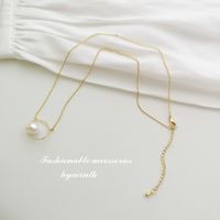 Wholesale Jewelry Simple Style Geometric Alloy 14k Gold Plated Necklace main image 4