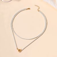 Wholesale Jewelry Elegant Beach Geometric Zinc Alloy Layered Necklaces main image 3
