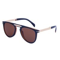 Casual Streetwear Geometric Pc Foldable Toad Glasses Full Frame Men's Sunglasses sku image 5