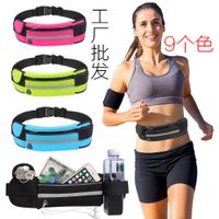 Fashion Solid Color Printing Square Zipper Fanny Pack sku image 8