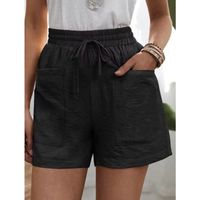Women's Daily Casual Solid Color Shorts Patchwork Shorts main image 4