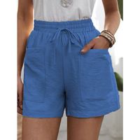 Women's Daily Casual Solid Color Shorts Patchwork Shorts main image 5
