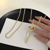 Wholesale Jewelry Elegant Simple Style Tassel Knot Alloy Sweater Chain main image 4