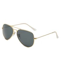Classic Style Geometric Glass Toad Glasses Full Frame Men's Sunglasses main image 5