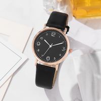 Style Simple Couleur Unie Boucle Quartz Femmes De Montres main image 6