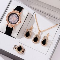 Casual Water Droplets Buckle Quartz Women's Watches main image 1